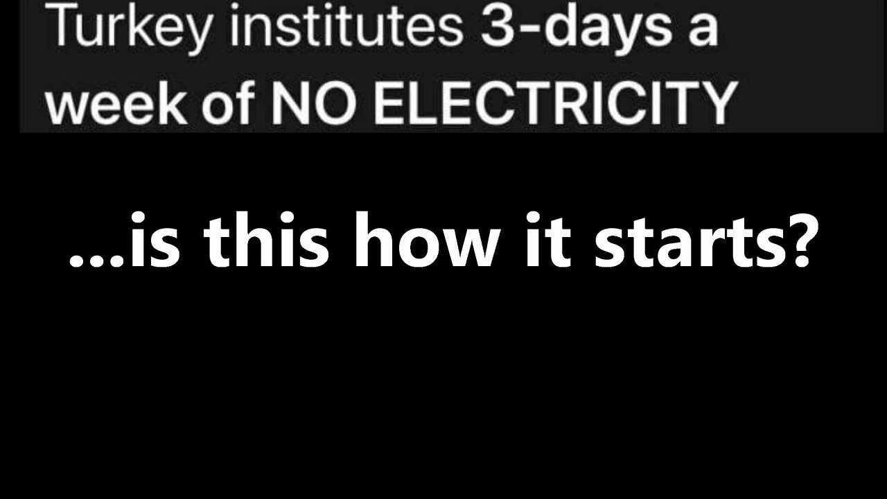 ...is this how it starts?