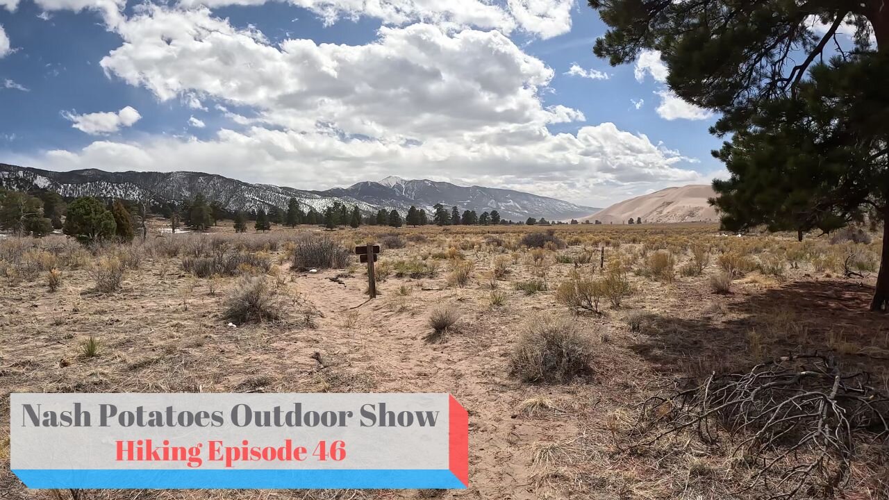 Hiking at Great Sand Dunes National Park - Sand Ramp Trail