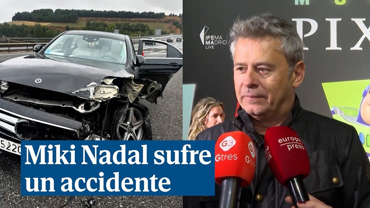 Miki Nadal sufre un accidente de tráfico de camino al FesTVal de Vitoria