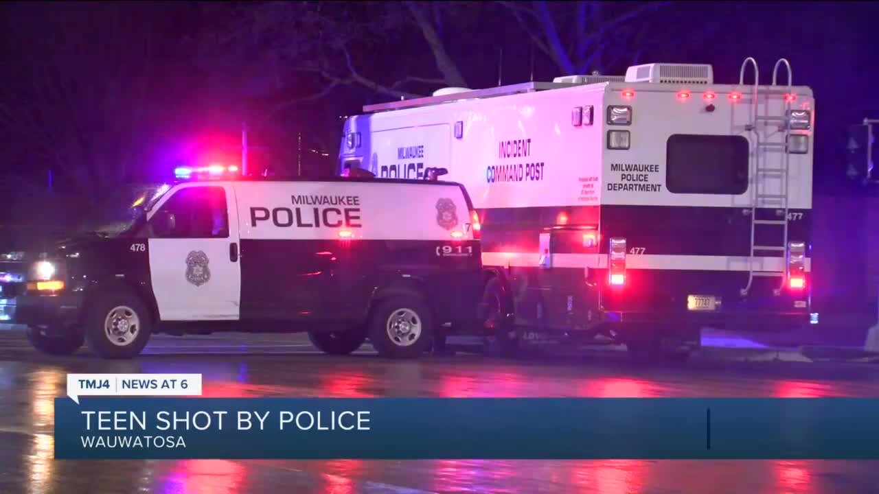 Teen shot by Wauwatosa police