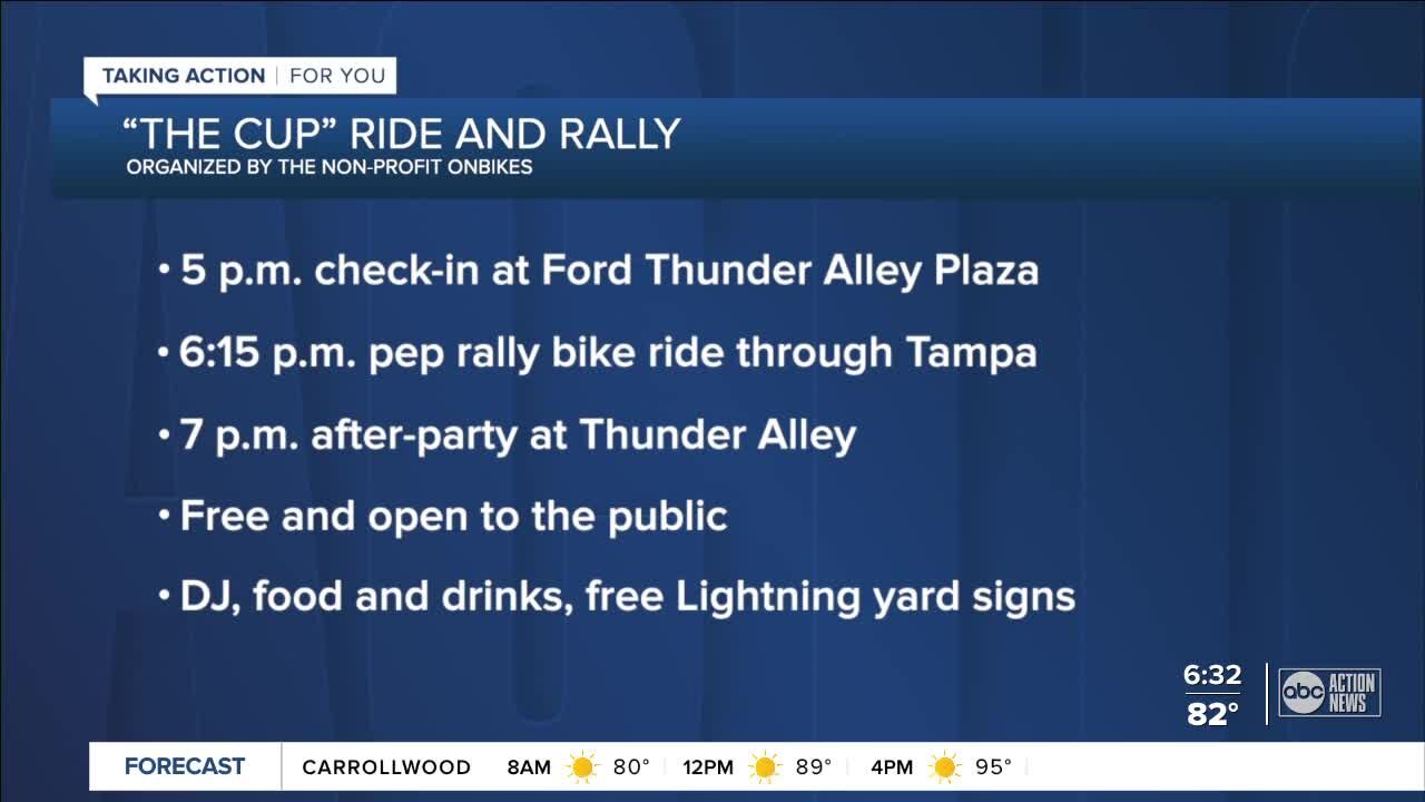 Bolts fans invited to join ‘Good Luck Pup’ for Friday night bike ride, Thunder Alley party