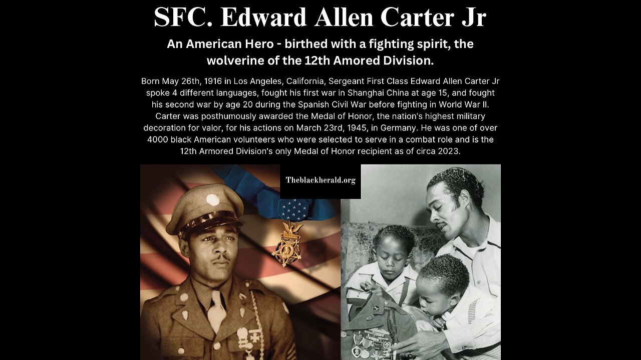 SFC. Edward Allen Carter Jr