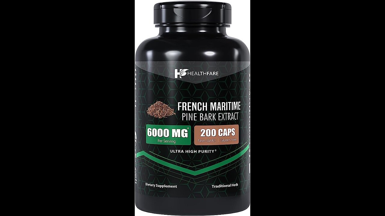 French Maritime Pine Bark Extract!