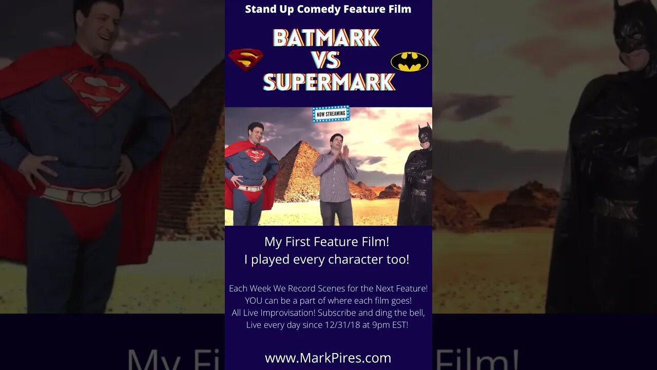 Villain Dick Facce Squares off with SuperMark & BatMark!