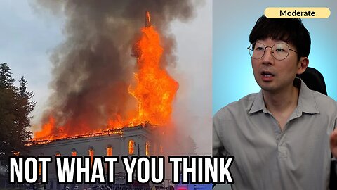 God burns down church striking it with lightning after Pastor makes statement