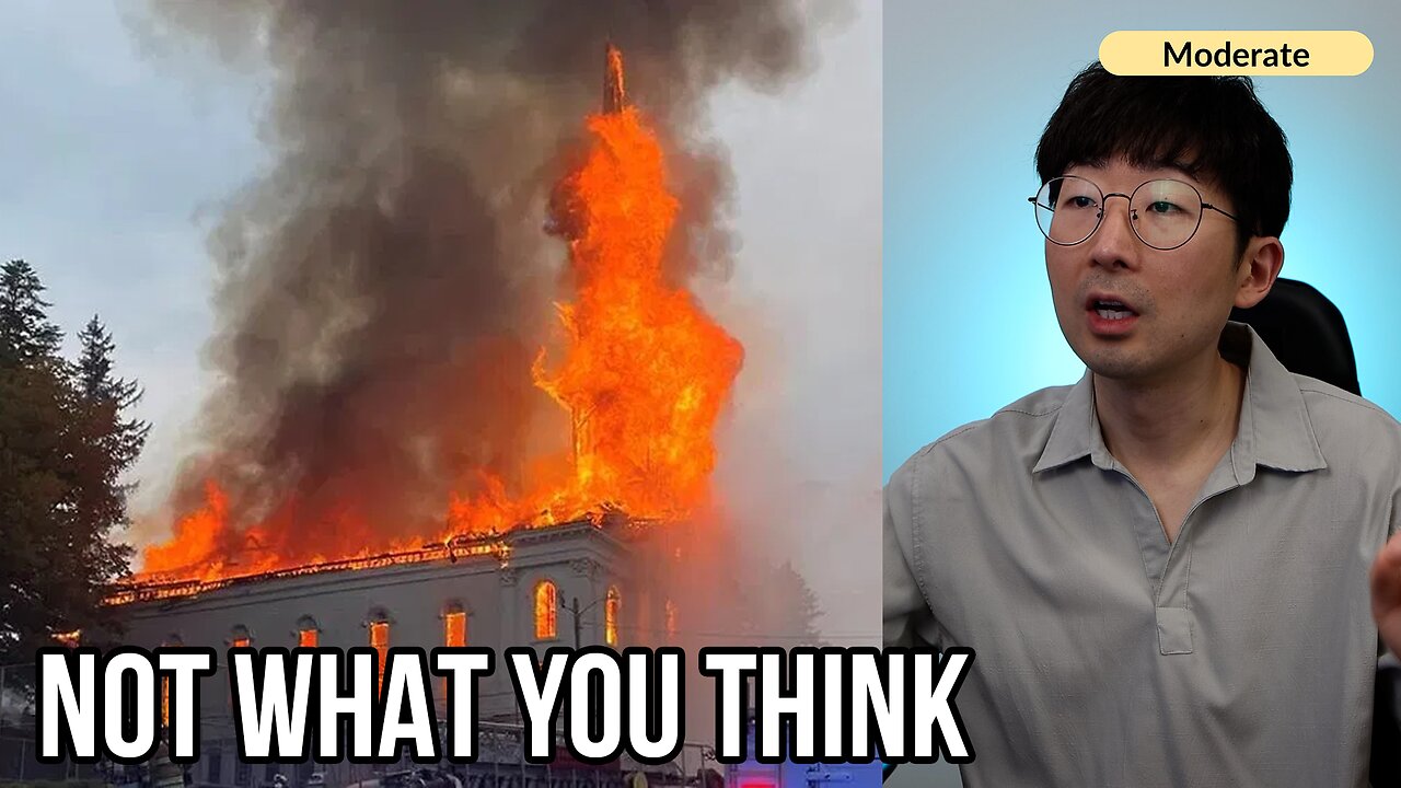 God burns down church striking it with lightning after Pastor makes statement