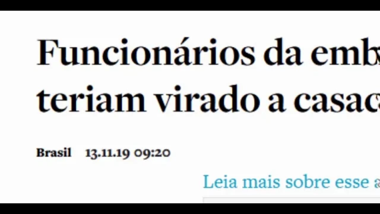 Funcionários da embaixada da Venezuela teriam virado a casaca