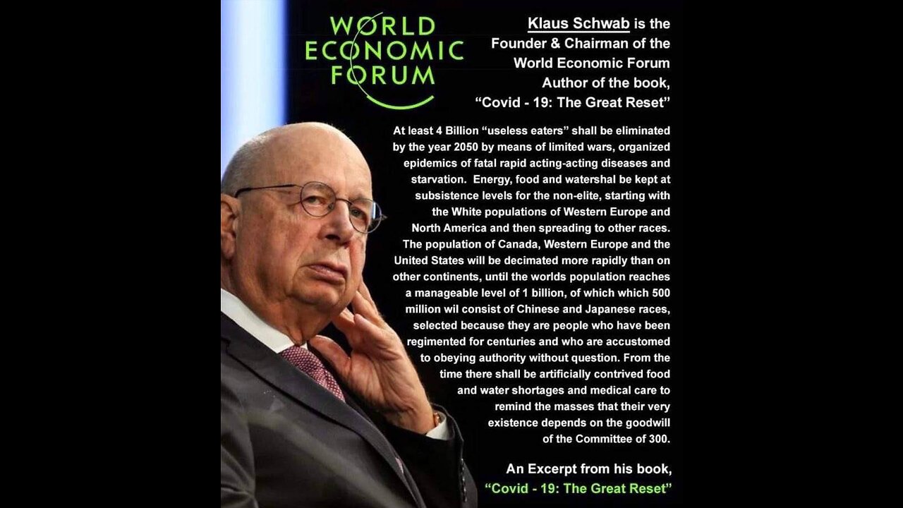 Joe Rogan Knows Klaus Schwab WHO WEF “Bond Villain”