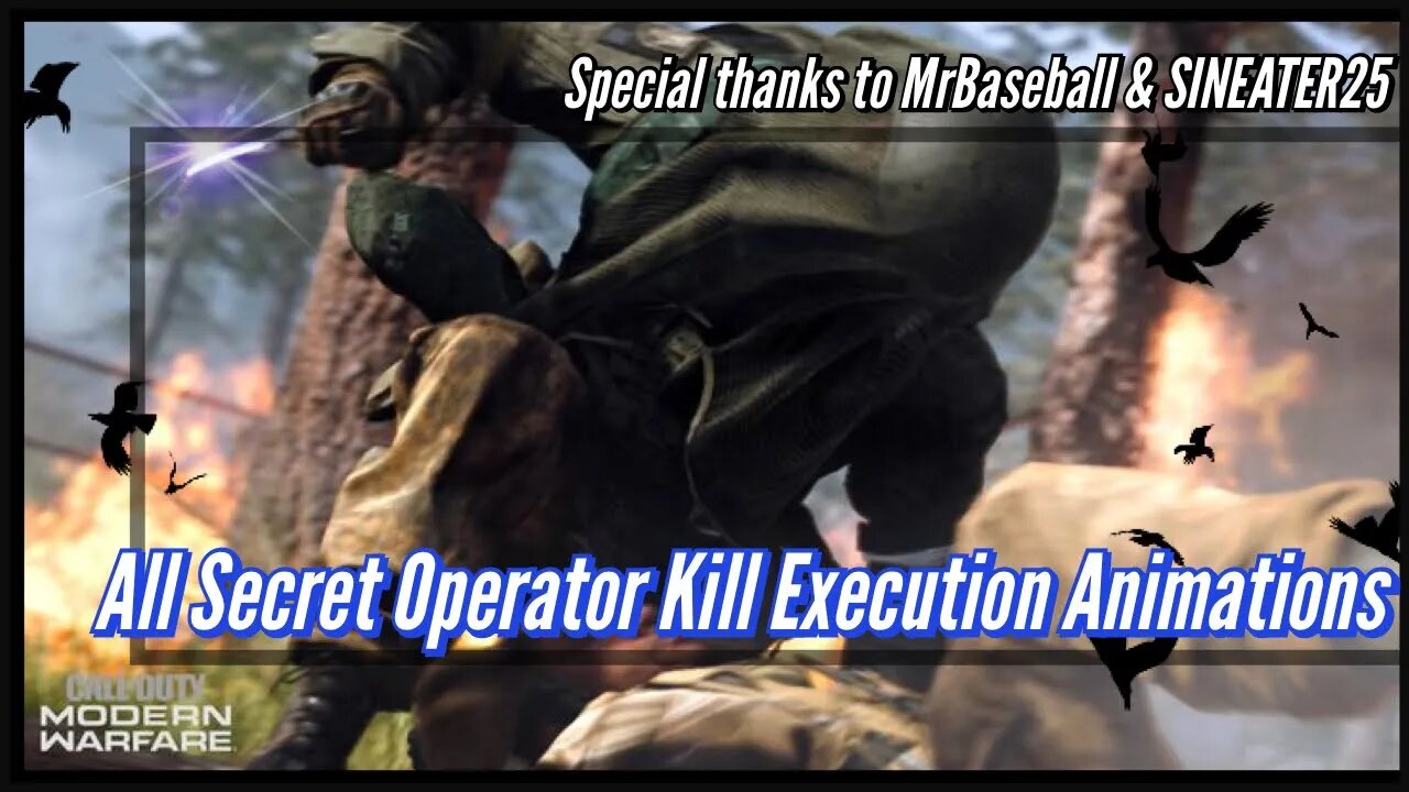 Call Of Duty MW All Operator Kill Executions Animations (MATURE CONTENT)