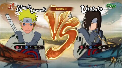 Utakata (White Robe) VS Naruto Uzumaki (Whithe Robe) - Naruto Shippuden: Ultimate Ninja Storm 4