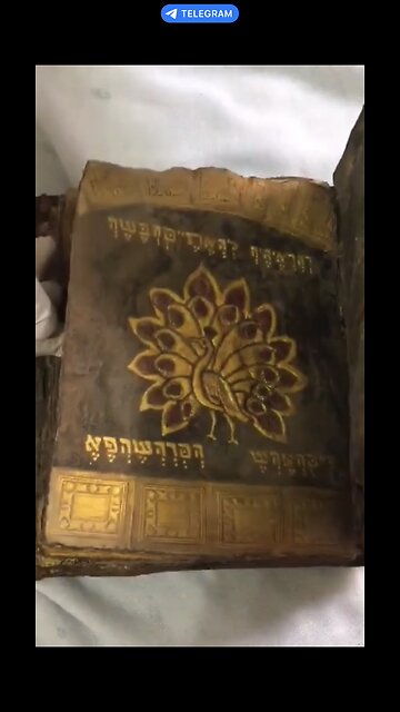 AN ANCIENT TALMUDIC BOOK WILL ( ALIEN ILLUSTRATIONS ? )