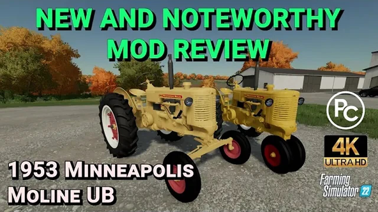 1953 Minneapolis Moline UB | Mod Review | Farming Simulator 22