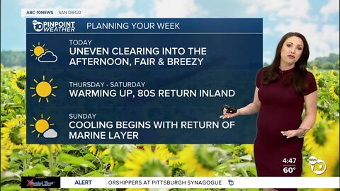 ABC 10News Pinpoint Weather with Meteorologist Megan Parry