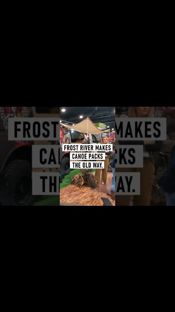 Canoe Packs | Frost River | Outdoor Retailer 2022 #shorts
