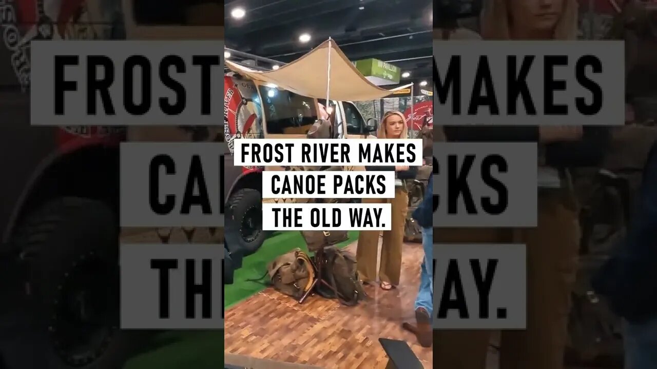 Canoe Packs | Frost River | Outdoor Retailer 2022 #shorts