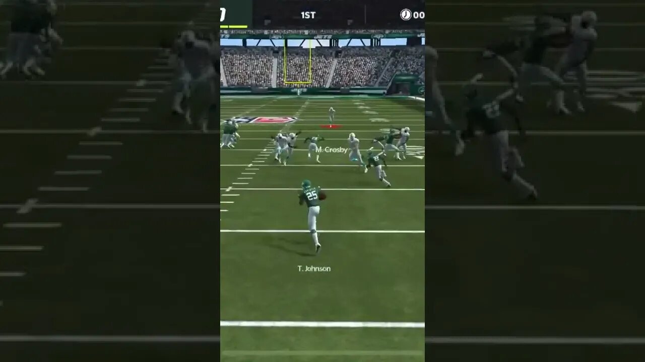 Jets RB Ty Johnson Kick Return Gameplay - Madden NFL 22 Mobile Football