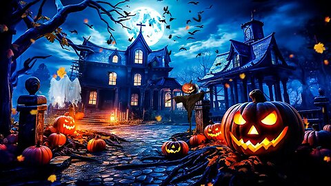 Autumn Halloween Ambience 🎃 Spooky music 👻 Spooky Music with Spooky Halloween Night Ambience