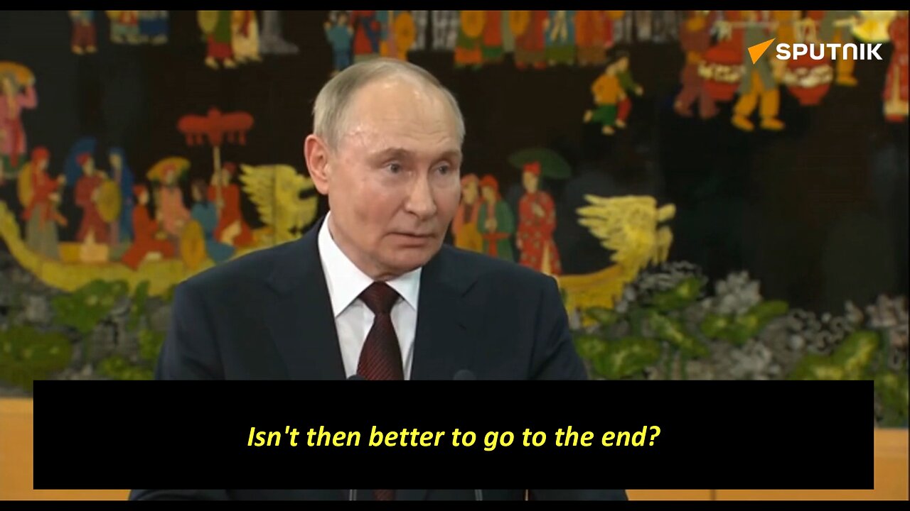 Putin: The West is making a big mistake... Russia will go to the end