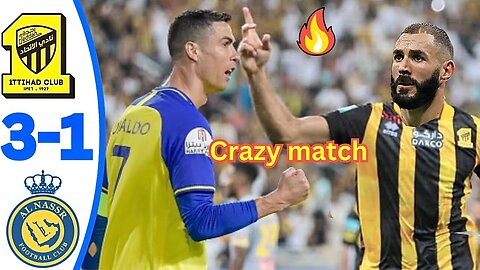 Al Nassr vs Al Ittihad 3-1 All Goals & Highlights 2023 | Benzema and Ronaldo on fire