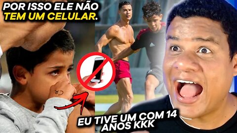 POR CAUSA DISSO O CRISTIANO RONALDO JR NÃO TEM CELULAR?