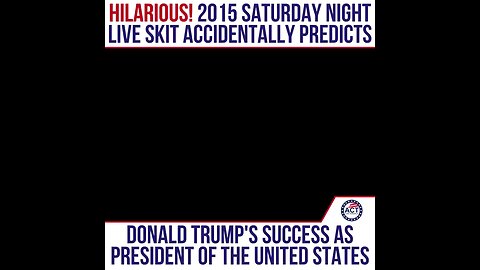 SNL accurately predicts Trump presidency in 2015