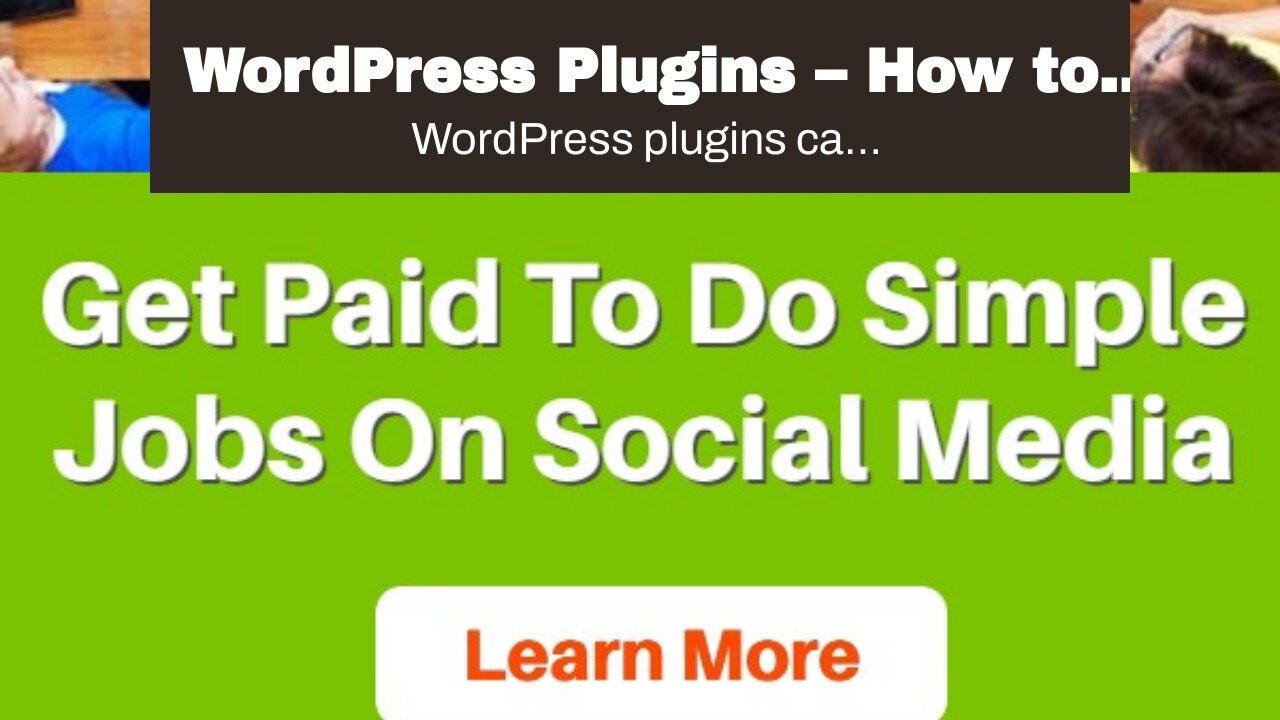 WordPress Plugins – How to Use Them (2019).