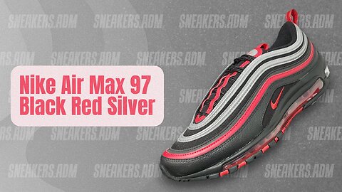 Nike Air Max 97 Black Red Silver - 921826-014 - @SneakersADM