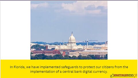 In Florida, we have implemented safeguards to protect our citizens from the implementation