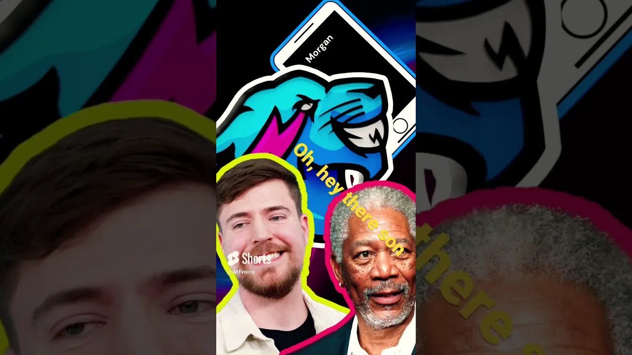 MrBeast CALLS Morgan Freeman for the first time! | He’s CONFUSED at first | *Ai voice meme*