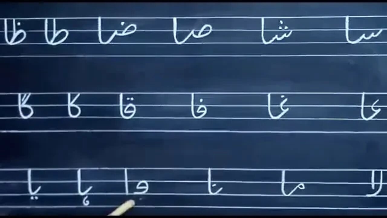 Nursery Urdu sa to ya likhaiسا۔یا