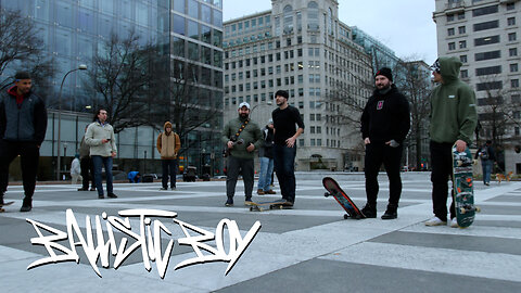 Tim Pool and Taylor Silverman Skate in Washington, D.C.