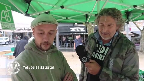 Jonathan - Maraîcher - Marché des Halles - Radio Biarritz [en direct 🔴]