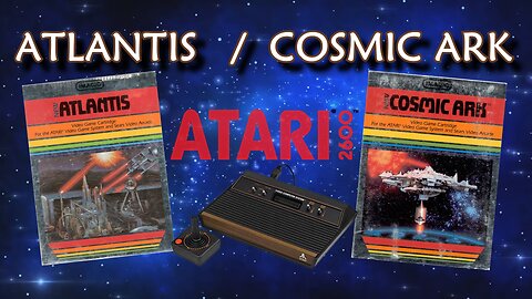 ATLANTIS / COSMIC ARK - Atari 2600