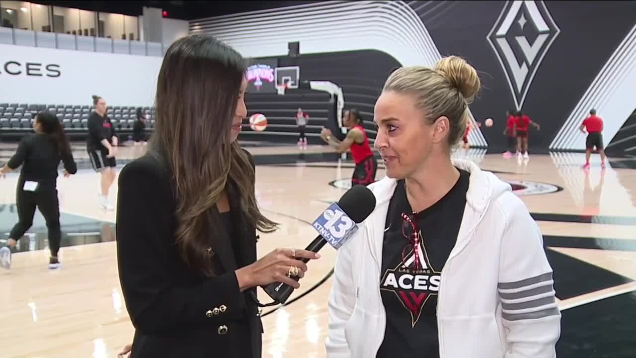 1-on-1 with Aces head coach Becky Hammon