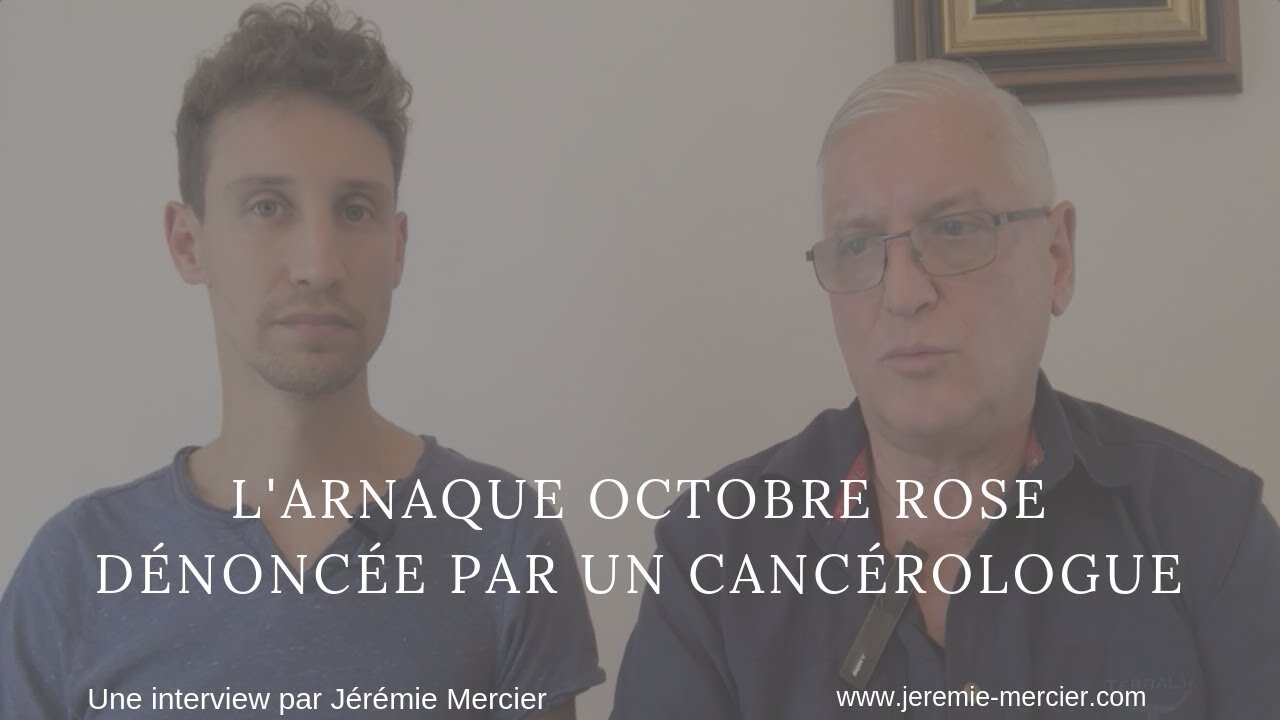 L'arnaque "Octobre Rose" 🎀 dénoncée par un cancérologue