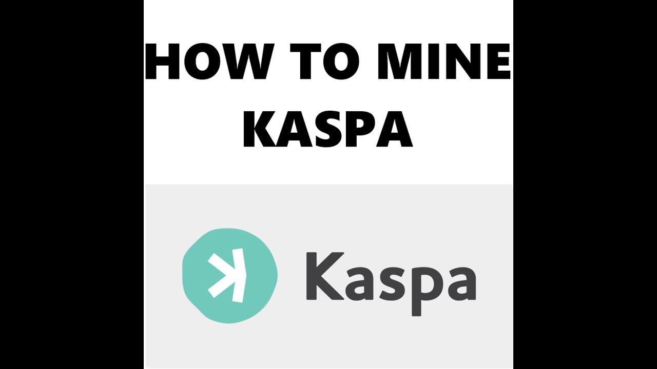 How To Mine Kaspa