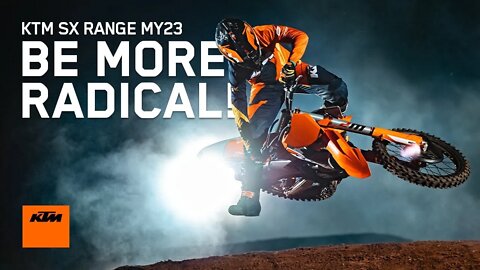 The 2023 KTM SX range - the evolution of Motocross Dominance | KTM