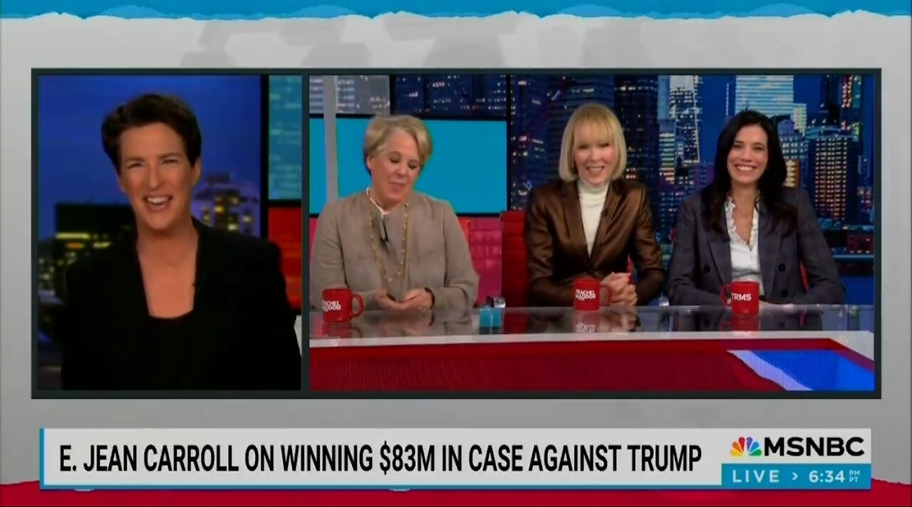 E. Jean Carroll Thinks Spending Trump's Money is Hilarious