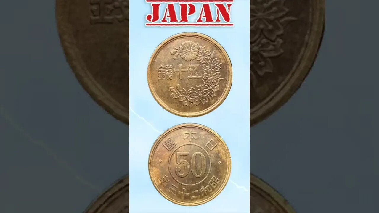 Japan 50 Sen 1935.#shorts #education #coinnotesz