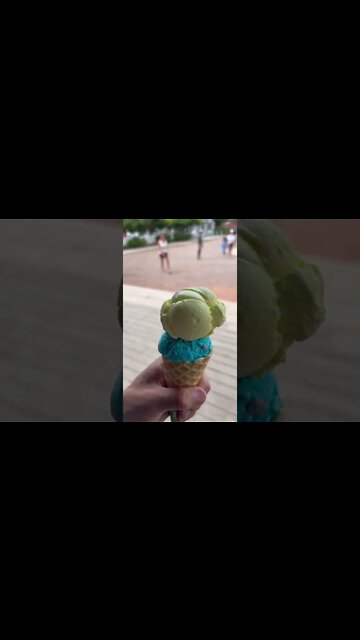 Lemoon Lime and Bubble Gum Icecream from COWS