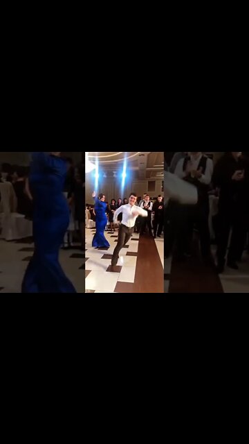 Девушка И Парень Очень Красиво Танцуют Kavkazi lezginka. Кавказ лезгинка#shorts