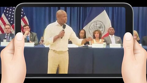 Mayor Eric Adams says migrant crisis "Will Destroy New Your City" (feat Karine Jean-Pierre)