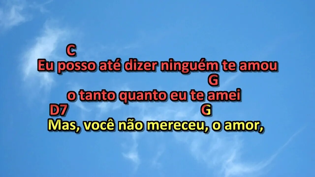 Roberto Carlos Quando karaoke playback