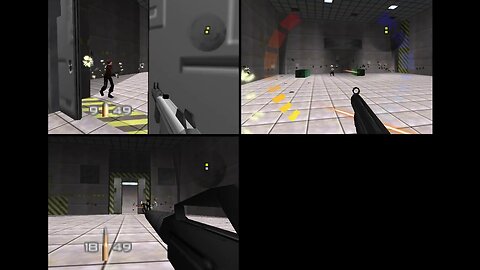 GoldenEye 007 multiplayer (beta LTK CUP mod) - TH126 vs Axdoomer vs Scott