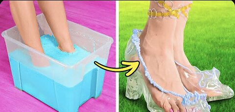 DIY CRYSTAL SHOES! Amazing Shoe Craft Ideas