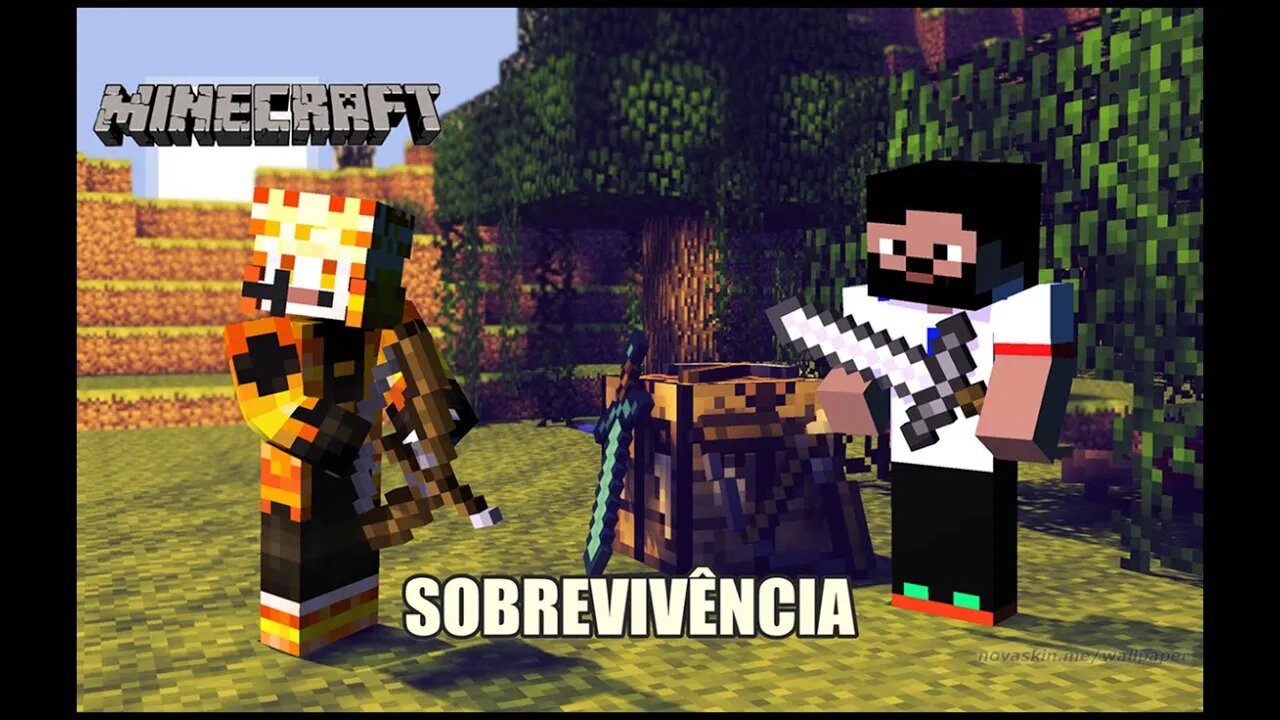 MINECRAFT: Construindo uma fazenda - Sobrevivência