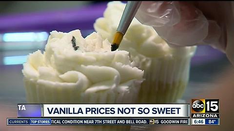 Vanilla prices not so sweet for Valley bakers