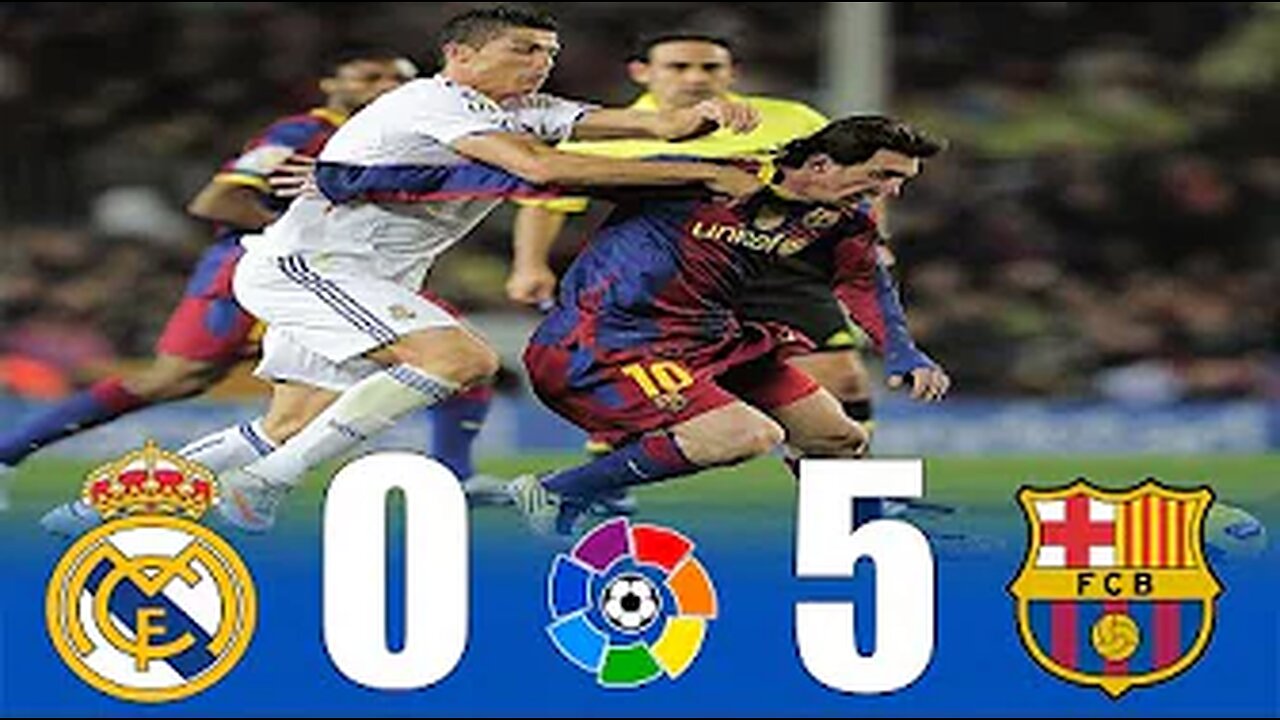 El Clasico history 🔥 Barcelona 5-0 Real Madrid / Spanish League / 2010/2011