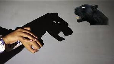 How to make a animal shadow with your hand || Tiger || Panther || Shadow Puppet