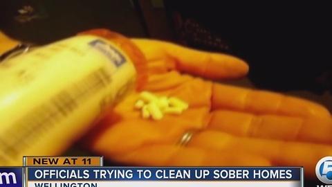 Officials trying to clean up sober homes